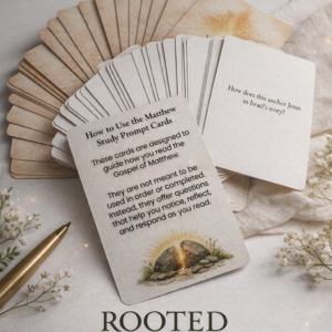 Gospel of Matthew Study Cards