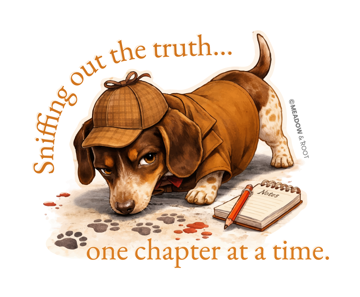 Tales from Sally’s Shelf – Dachshund Reading Lover Sticker Collection - Image 13