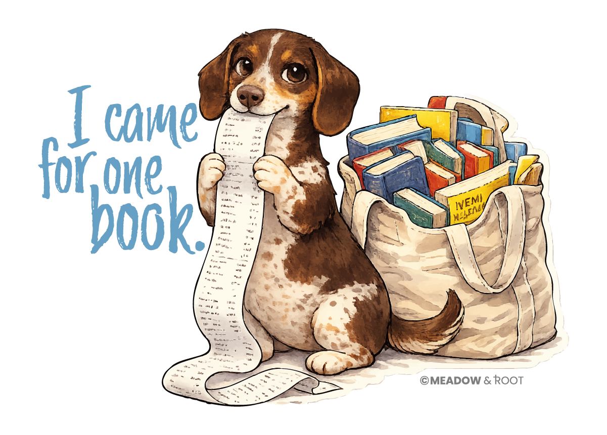 Tales from Sally’s Shelf – Dachshund Reading Lover Sticker Collection - Image 11