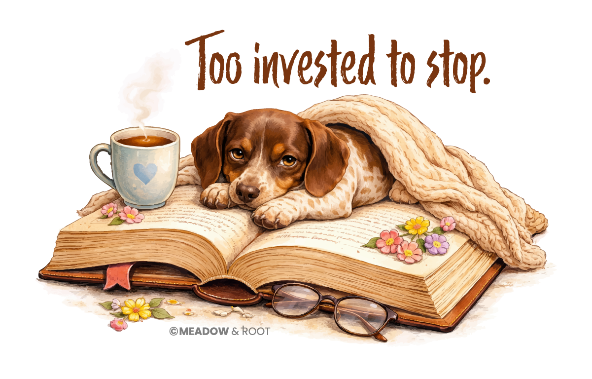 Tales from Sally’s Shelf – Dachshund Reading Lover Sticker Collection - Image 19