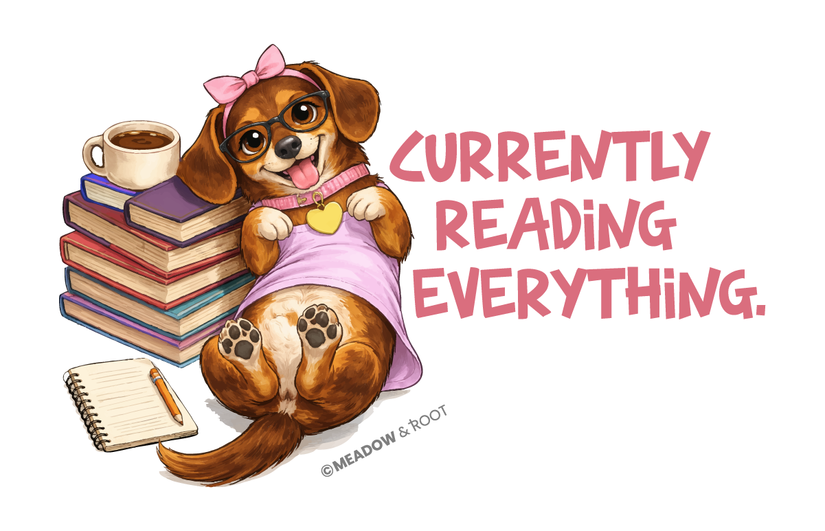 Tales from Sally’s Shelf – Dachshund Reading Lover Sticker Collection - Image 8
