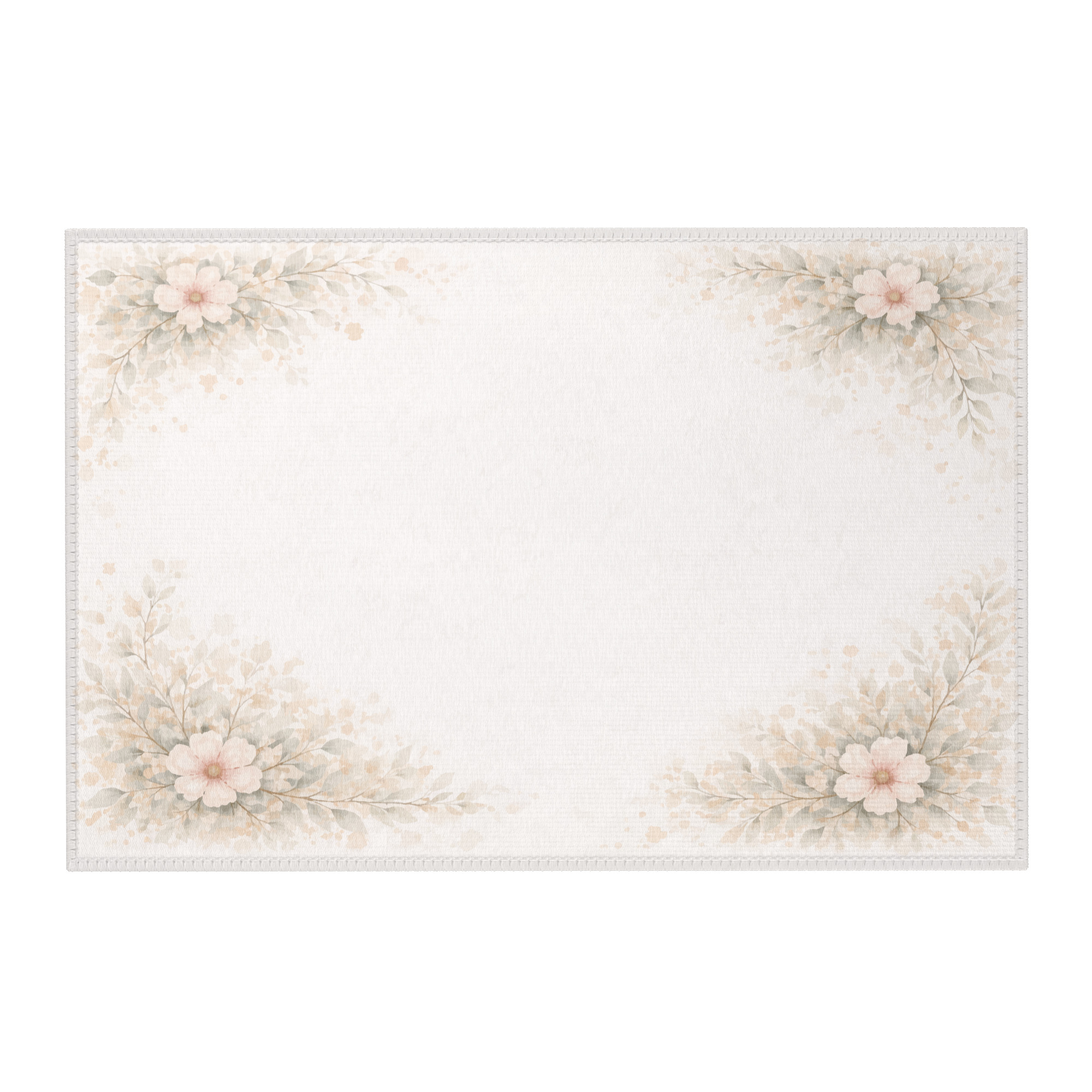 Soft Meadow Floral Area Rug
