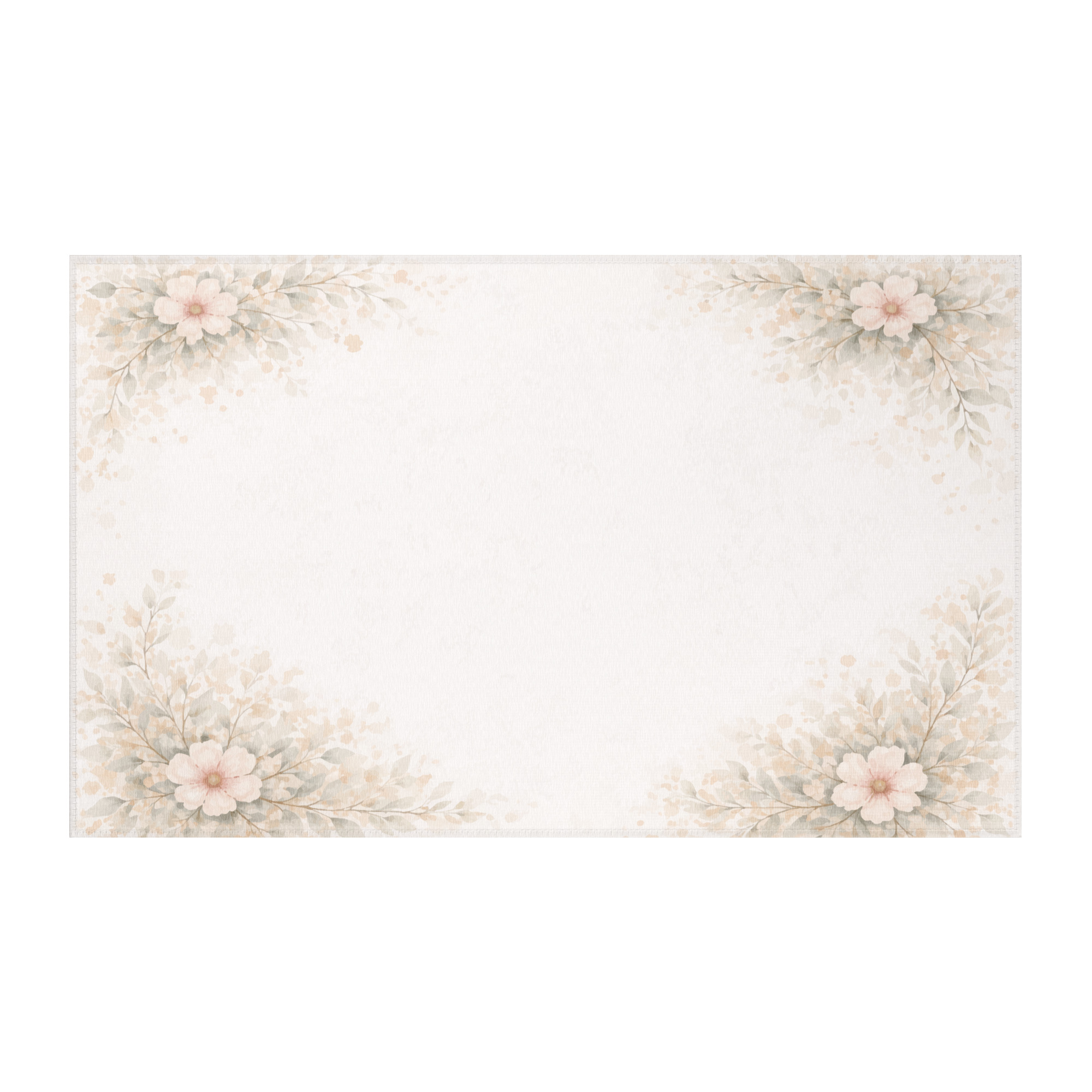 Soft Meadow Floral Area Rug - Image 2