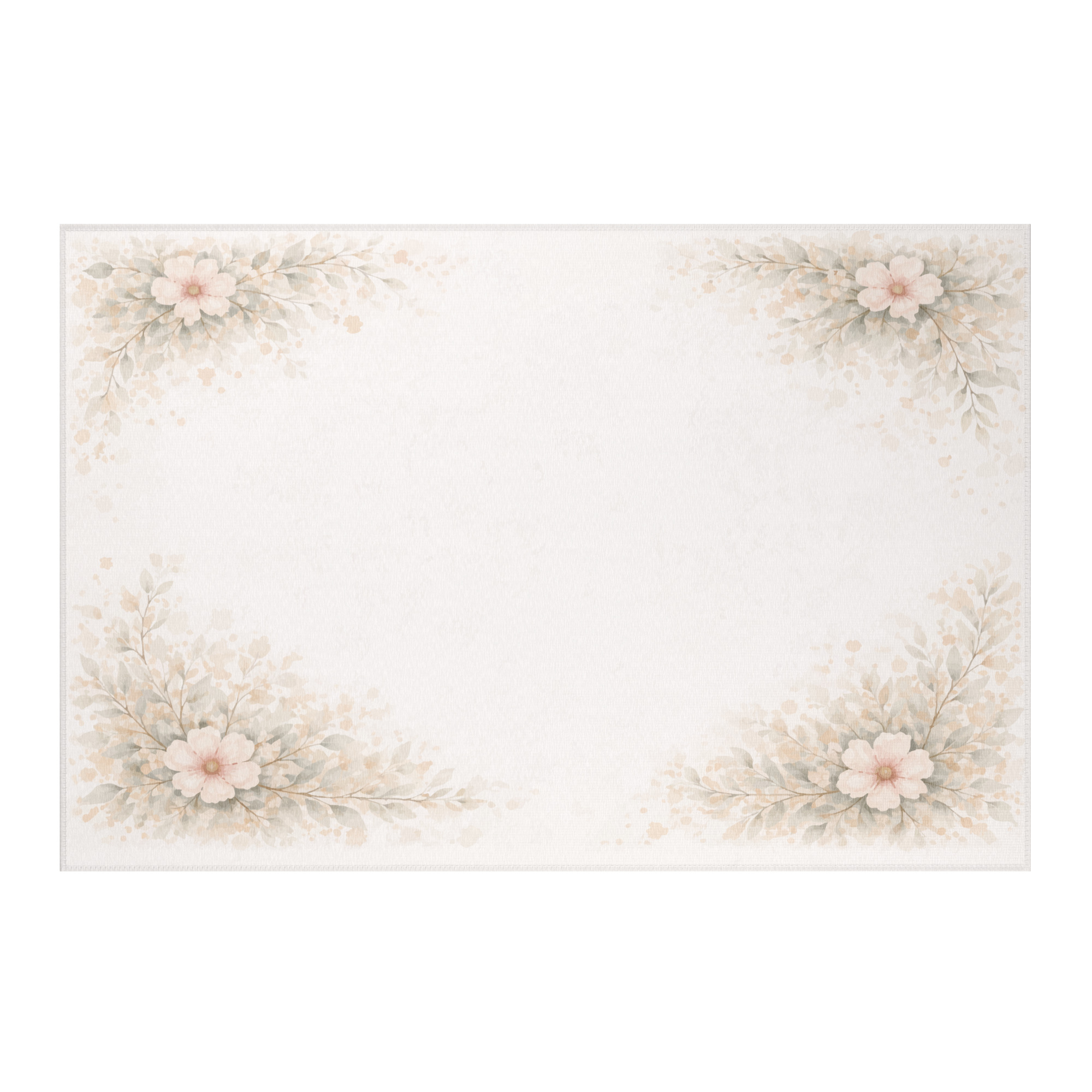 Soft Meadow Floral Area Rug - Image 3