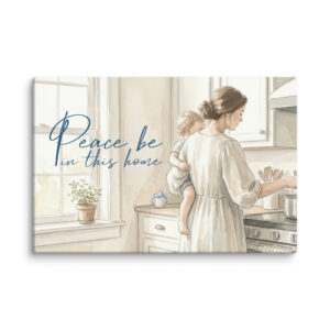 Peace Be in This Home Canvas | 16x24